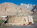 Murghab Valley. Yurt camp