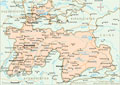 Map of Tajikistan